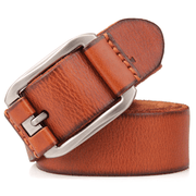 Men's leather pin buckle belt - MRSLM