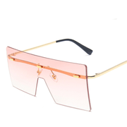 Large one-piece square sunglasses, view 11 - MRSLM