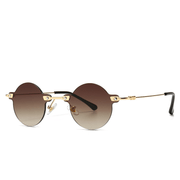 retro square narrow street fashion sunglasses - MRSLM