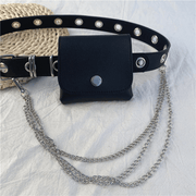 punk chain belt for women, view 3 - MRSLM