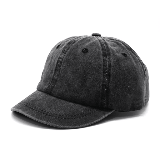 Short brim washed cotton baseball cap - MRSLM
