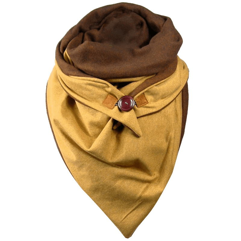 Padded warm printed shawl scarf, view 25 - MRSLM