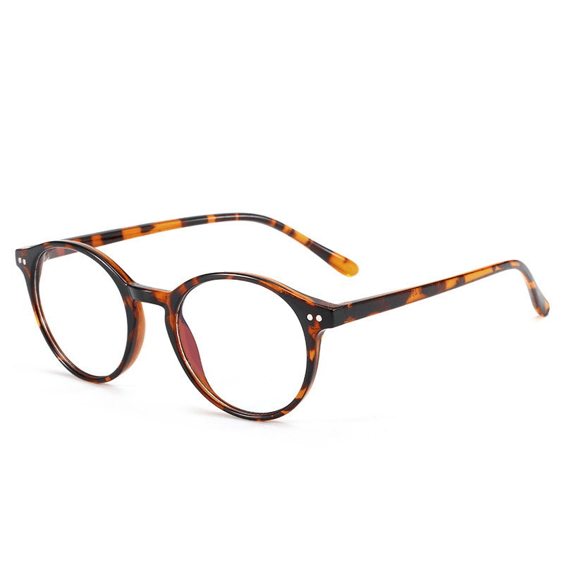 unisex round flat glasses, view 3 - MRSLM