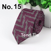 men's ultra-narrow wool tie, view 16 - MRSLM