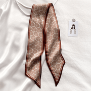 narrow leopard scarf, view 10 - MRSLM