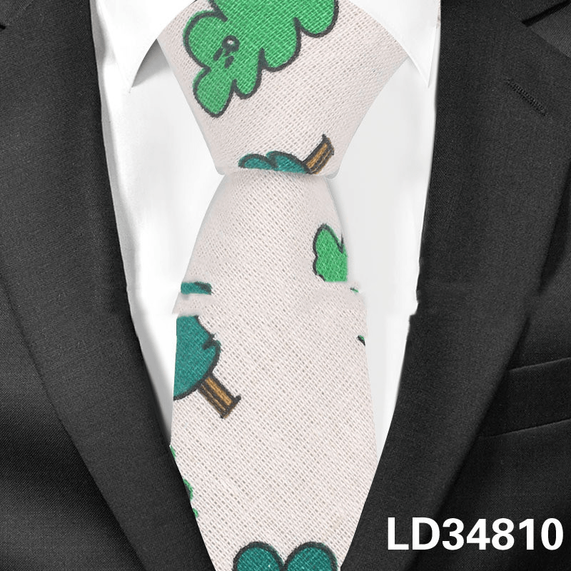 cartoon animal print tie, view 15 - MRSLM