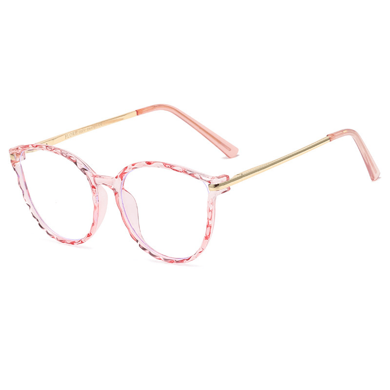 TR90 Glasses round Frame Metal Legs Men and Women Can Wear Myopia