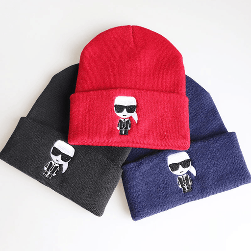 embroidered knit ski hat - MRSLM