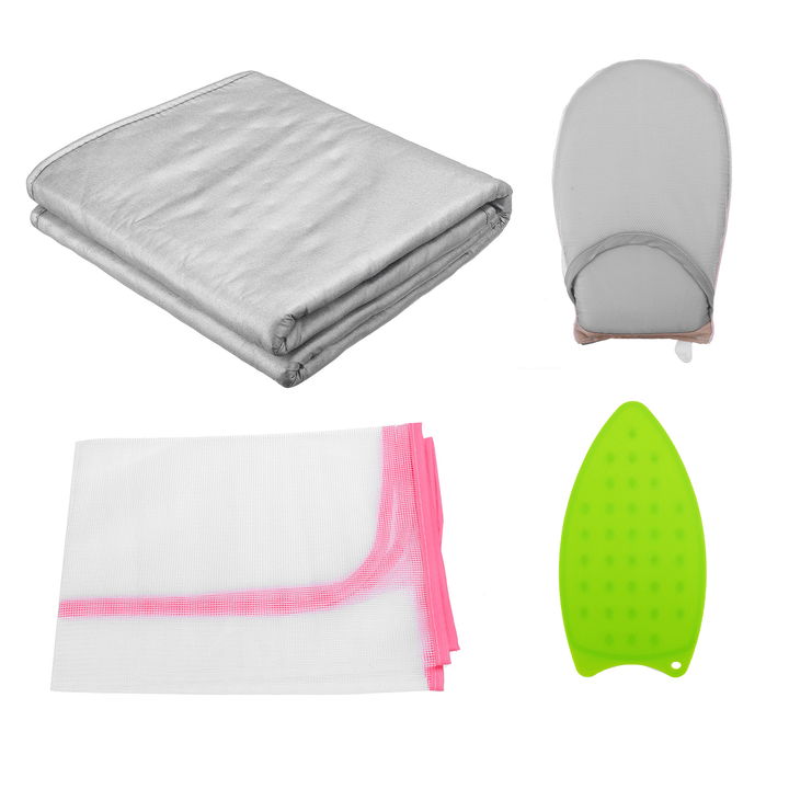4PCS Portable Ironing Tablecloth Household Electric Iron Iron Protection Mat Useful Iron Protection Pad - MRSLM