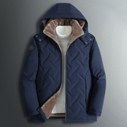men's stand collar padded jacket, view 2 - MRSLM