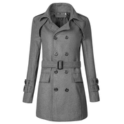 men's double-breasted trench coat - MRSLM