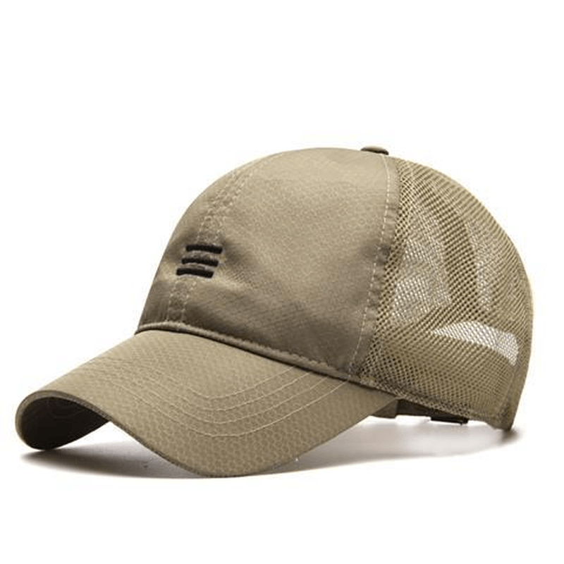 Summer Style Thin Breathable Mesh Baseball Cap Quick-Drying - MRSLM