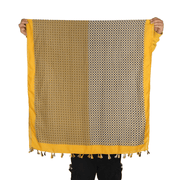 cotton linen flower scarf, view 7 - MRSLM