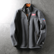 Men's fleece soft shell jacket, view 2 - MRSLM