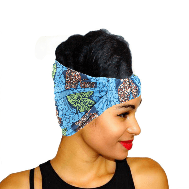 Women's wide printed headband - MRSLM