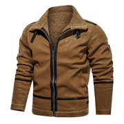 men's PU leather jacket, view 5 - MRSLM