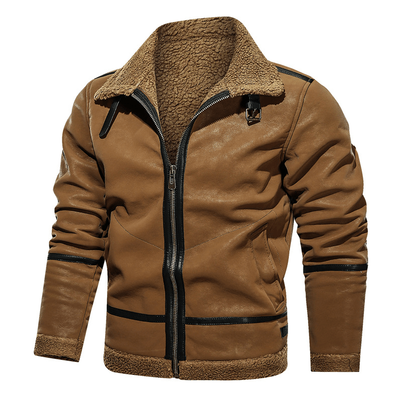 men's PU leather jacket, view 5 - MRSLM
