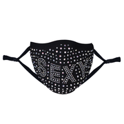 Cotton printed face mask, view 3 - MRSLM