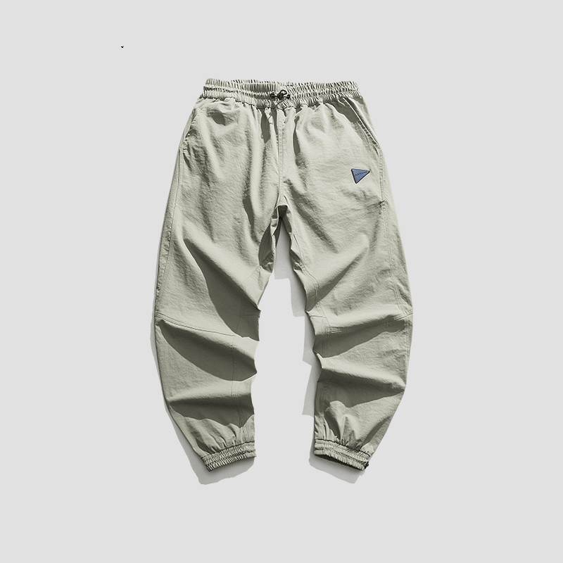 Drawstring Overalls Trendy All-Match Men's Nine-Point Casual Pants