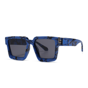 Women's retro cloud print sunglasses, view 7 - MRSLM