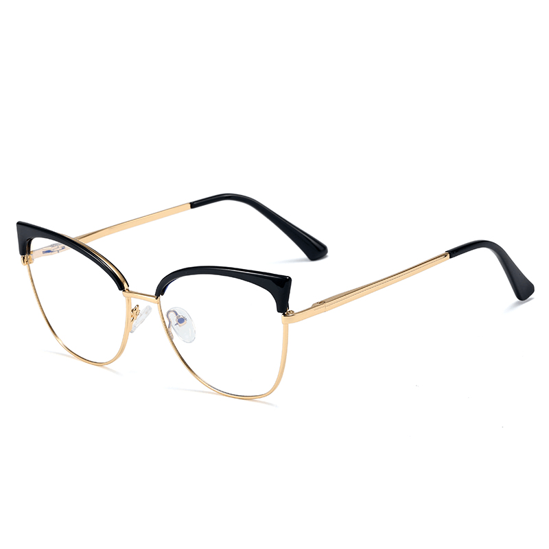 Women's metal flat mirror glasses - MRSLM