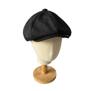 Men's wool blend newsboy painter hat, view 4 - MRSLM