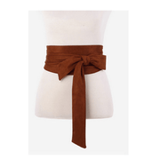 ladies wide vintage cloth belt, view 7 - MRSLM
