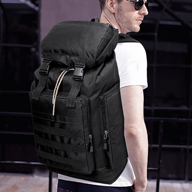 Men Casual Large Capacity Waterproof Backpack Travel Sports Bag - MRSLM