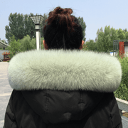 fox fur collar scarf, view 10 - MRSLM