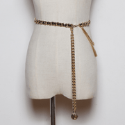 women's braided metal waist chain - MRSLM