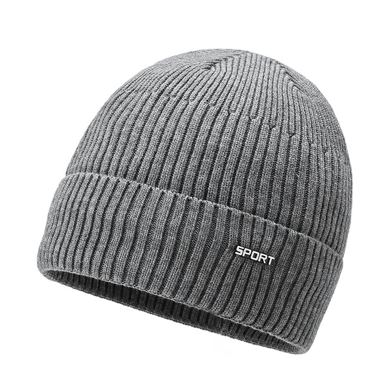 winter warm acrylic knitted hat, view 7 - MRSLM