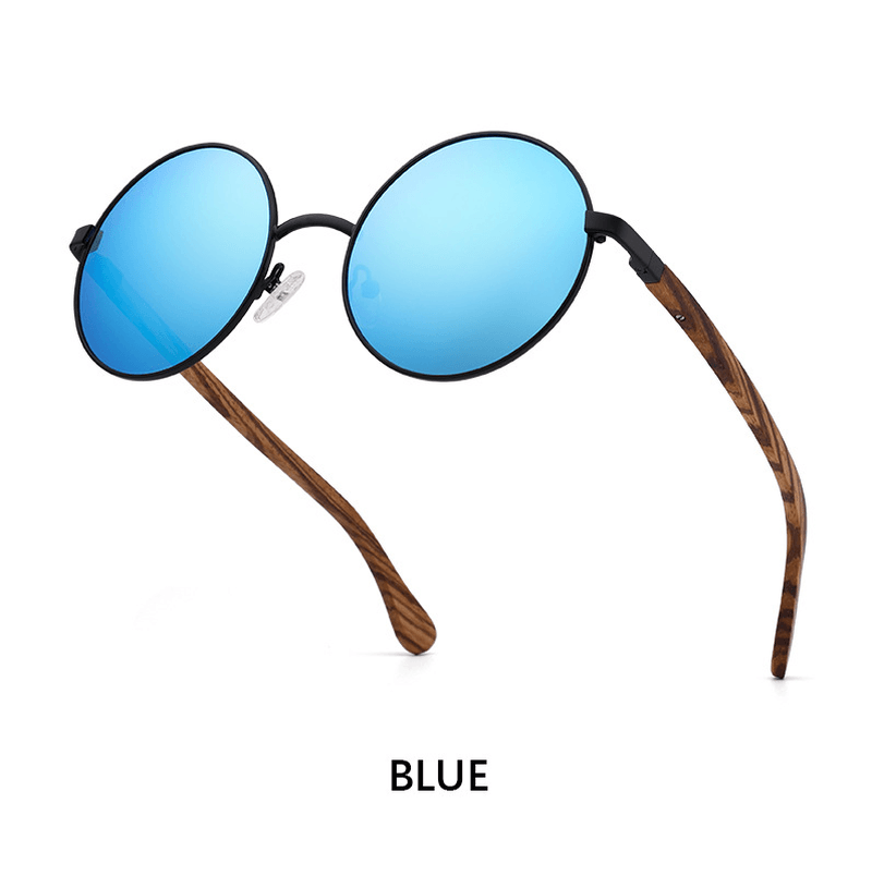 Metal retro polarized sunglasses - MRSLM