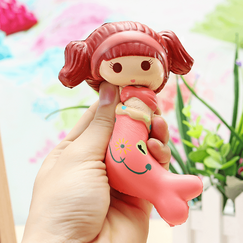 Leilei Squishy Mermaid Slow Rising Original Packaging Soft Collection Gift Decor Toy - MRSLM