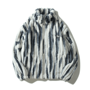 men's tie-dye lamb plush jacket, view 6 - MRSLM