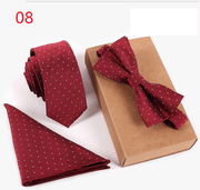 checked business bow tie, view 7 - MRSLM