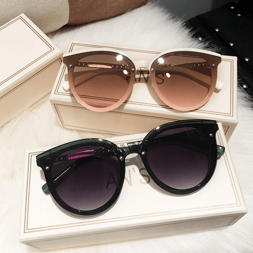 Women's round frame sunglasses - MRSLM