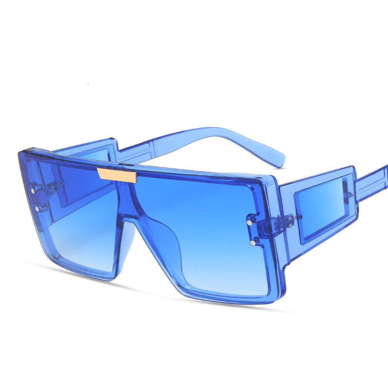 Large square one-piece sunglasses, view 5 - MRSLM