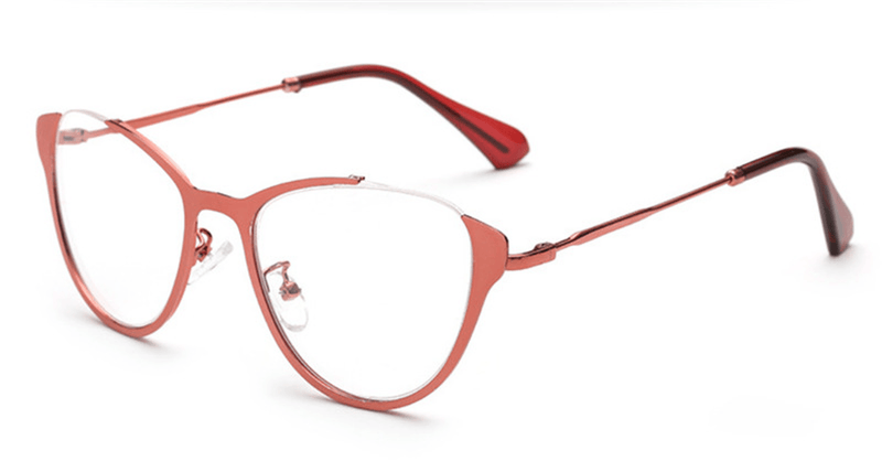 Metal frame decorative glasses, view 4 - MRSLM