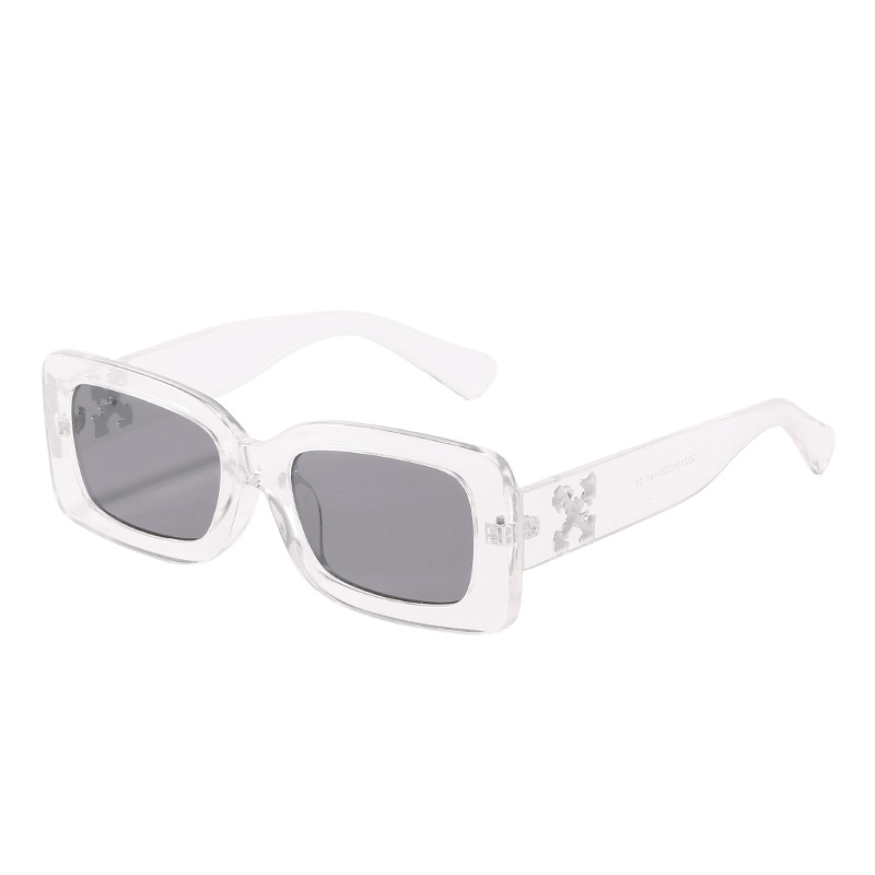retro square UV400 sunglasses, view 6 - MRSLM
