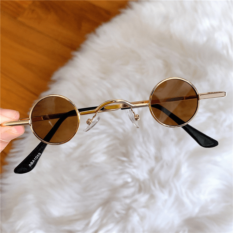 retro small frame sunglasses, view 9 - MRSLM
