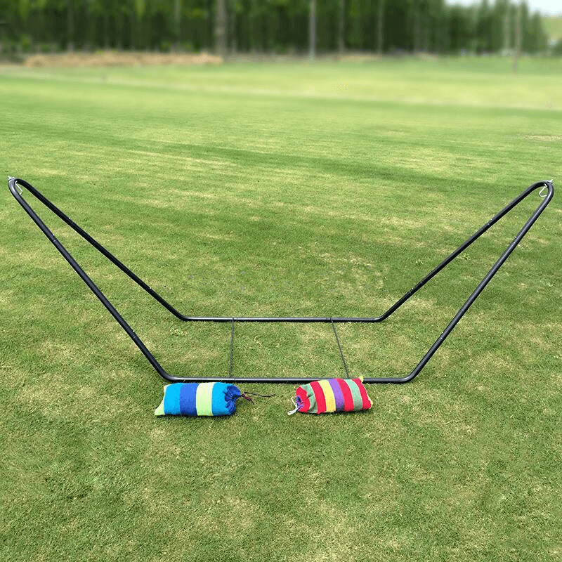Red/Blue Portable Removable Hammock with Stand - MRSLM