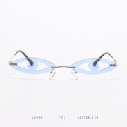 funny eye shape party sunglasses, view 4 - MRSLM