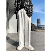 Loose Straight Drape Cotton Wide-Leg Casual Pants - MRSLM