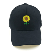 sunflower embroidered baseball cap, view 6 - MRSLM