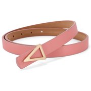 women's thin belt with alloy buckle, view 3 - MRSLM