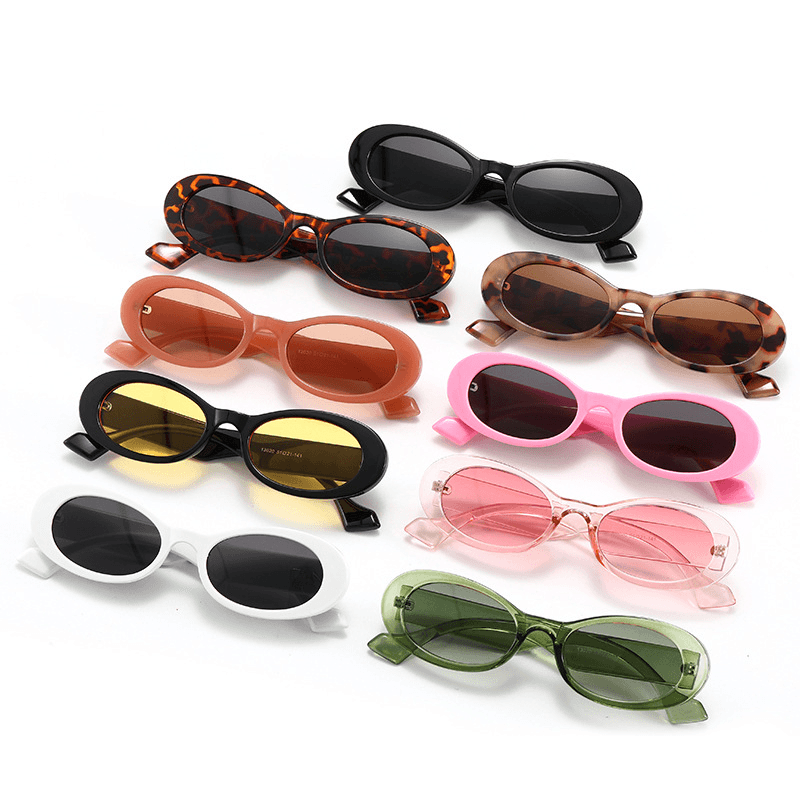 oval jelly color sunglasses, view 4 - MRSLM