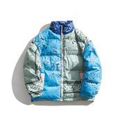 color matching loose padded jacket, view 4 - MRSLM