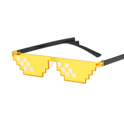 mosaic pixel costume sunglasses, view 9 - MRSLM