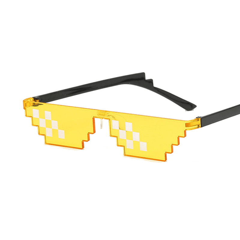 mosaic pixel costume sunglasses, view 9 - MRSLM