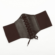 Women's wide elastic waist belt, view 4 - MRSLM